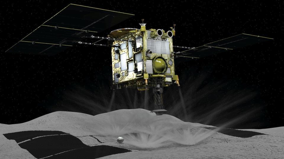 Hayabusa 2: Japanese space agency successfully lands spacecraft on asteroid nearly 200 million miles away