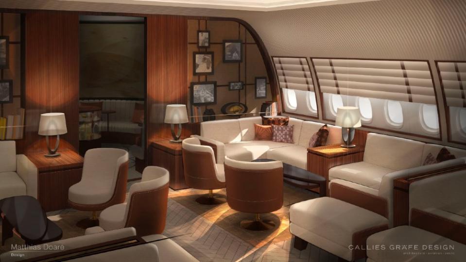 Business Aircraft Interior The World Traveler 