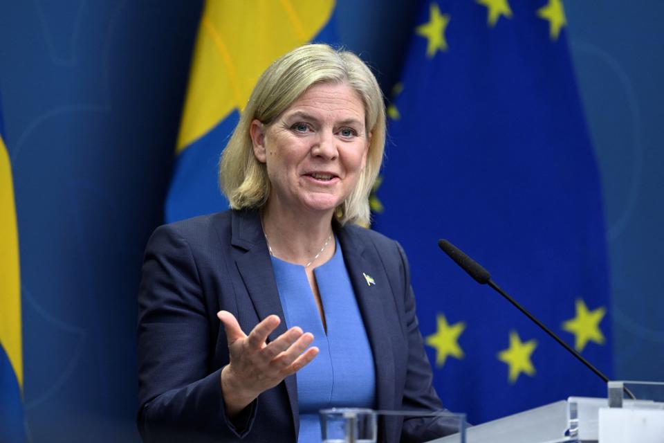 Swedish prime minister Magdalena Andersson [file photo] (Jessica Gow/Reuters)