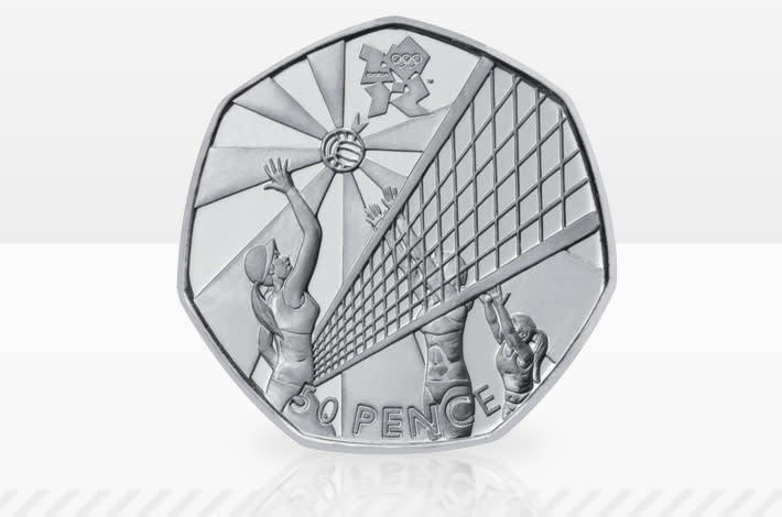 2012 Olympics volleyball 50p