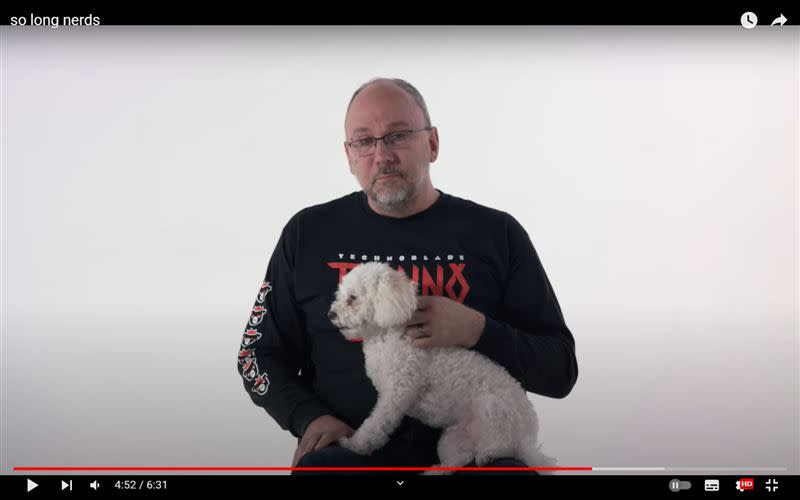 Technoblade父親近日為他公開最後一支影片，向粉絲們告別。（圖／翻攝自YouTube／ Technoblade）