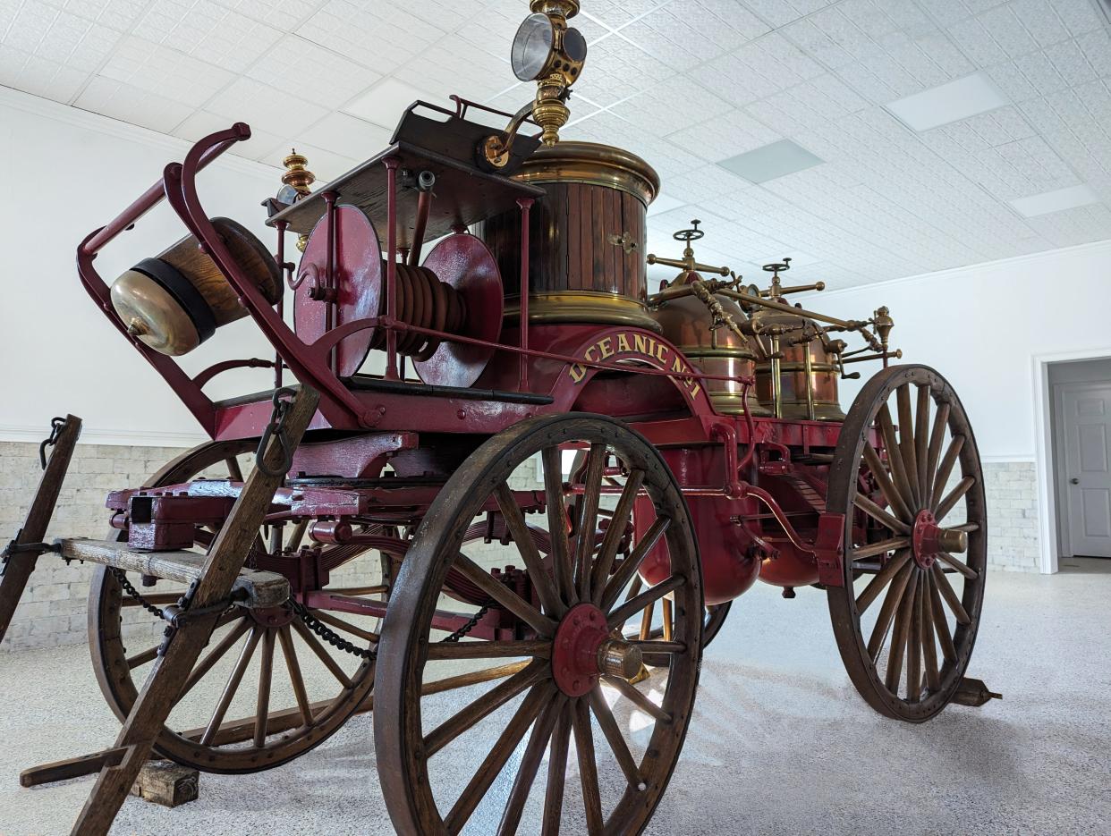 An original Babcock Chemical Engine from the 1880s on display at the Long Branch Fire & History Museum