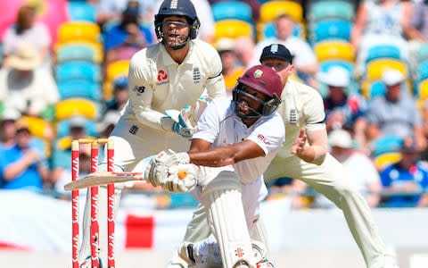 John Campbell had a decent knock on debut - Credit: AFP/Getty