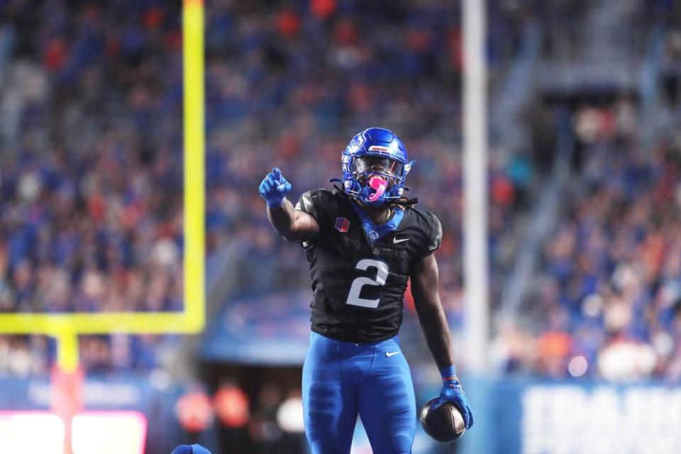 Boise State running back Ashton Jeanty has become a star this season. He leads the nation with 15 touchdowns and has well over 1,000 yards from scrimmage already.