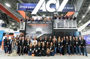 The ACV team at booth 2721W during NADA 2022