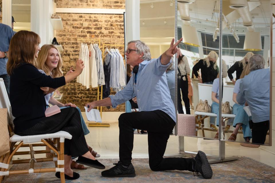 "Both of them are just astonishing," director Todd Haynes, right, says of Natalie Portman and Julianne Moore.