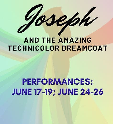 The Maury County Arts Guild will present "joseph and The Amazing Technicolor Dreamcoat," which will have performances Friday-Sunday, as well as next weekend.