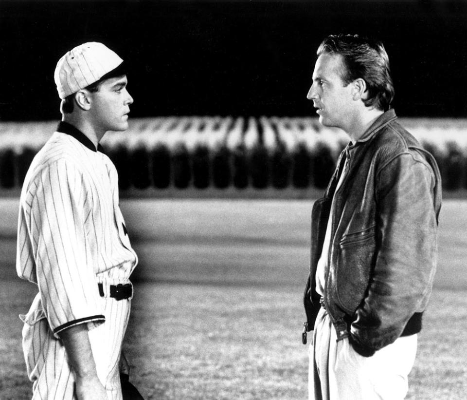 Ray Liotta and Kevin Costner in 1989’s ‘Field of Dreams’ - Credit: Courtesy of Everett