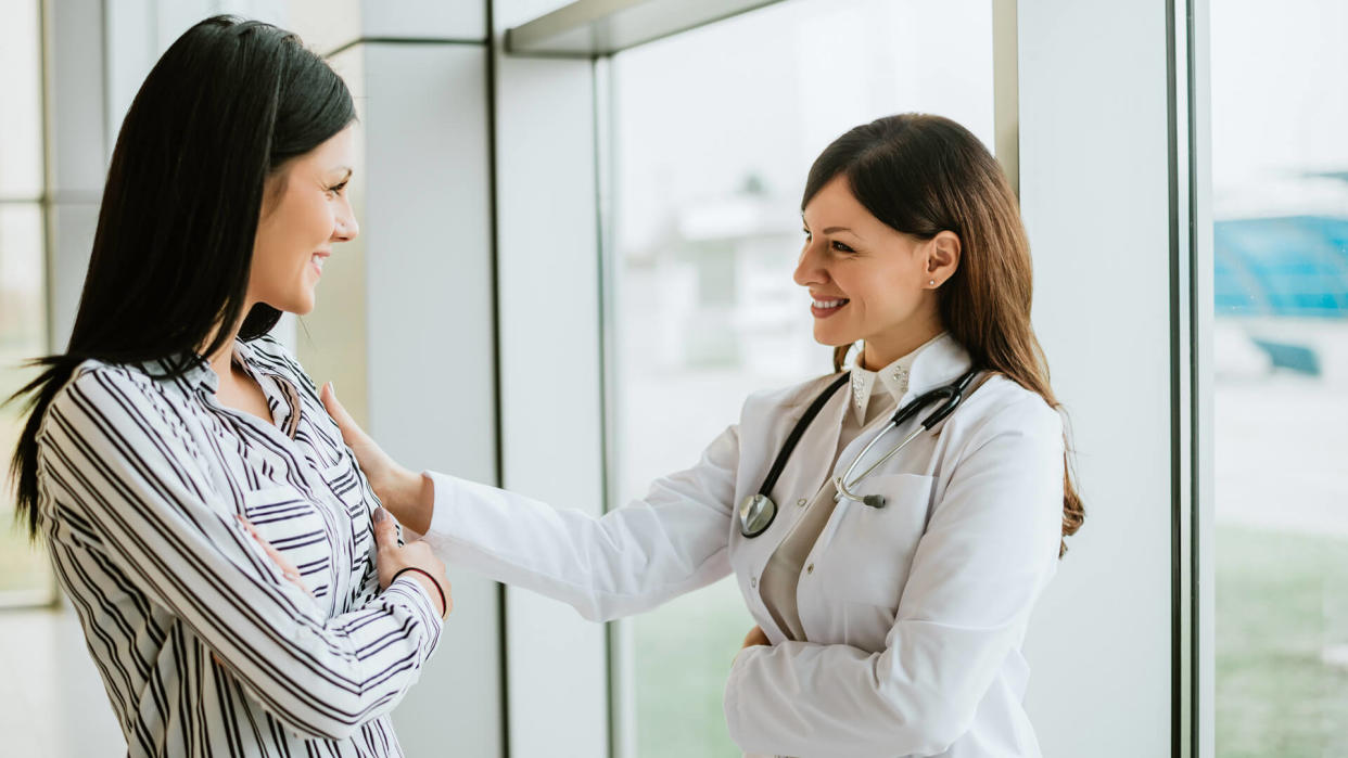 Female, doctor, patient, woman