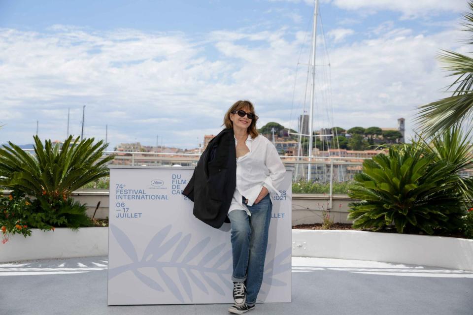 <span class="caption">Jane Birkin during the Cannes Film Festival in 2021</span><span class="photo-credit">Stephane Cardinale - Corbis - Getty Images</span>