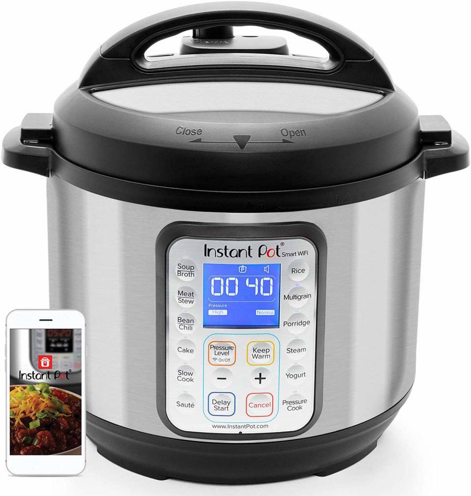  Instant Pot Smart WiFi 8-in-1 Electric Pressure Cooker. (Photo: Amazon)