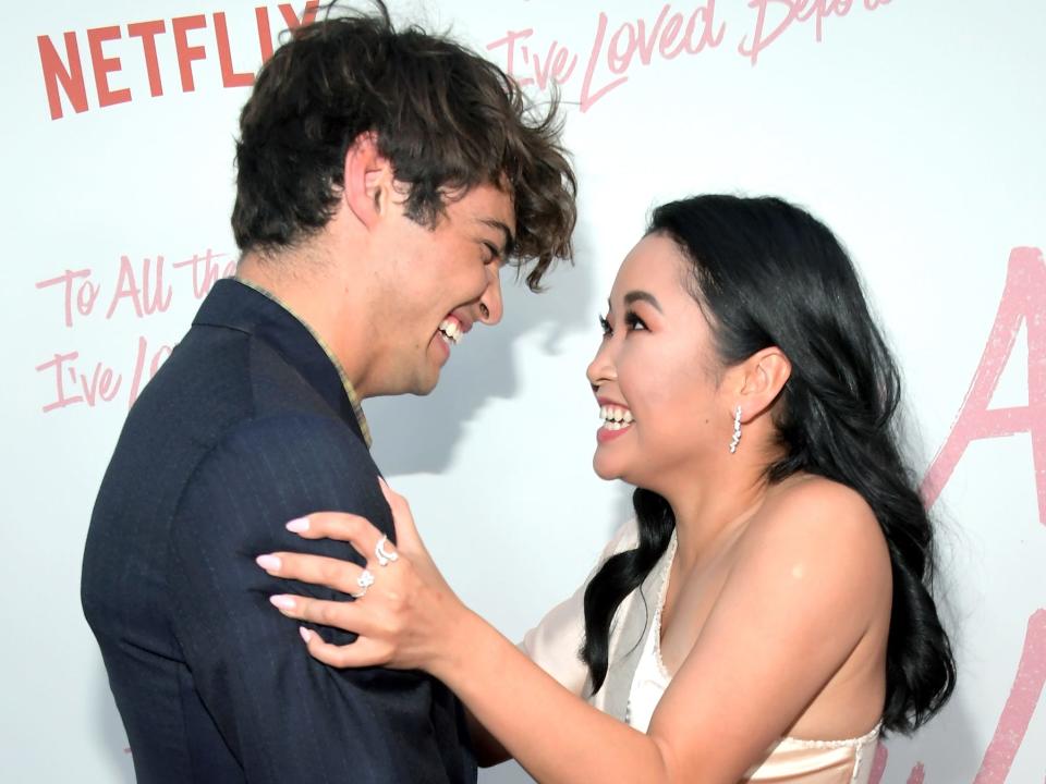 Noah Centineo and Lana Condor To All the Boys I've Loved Before movie premiere Netflix 