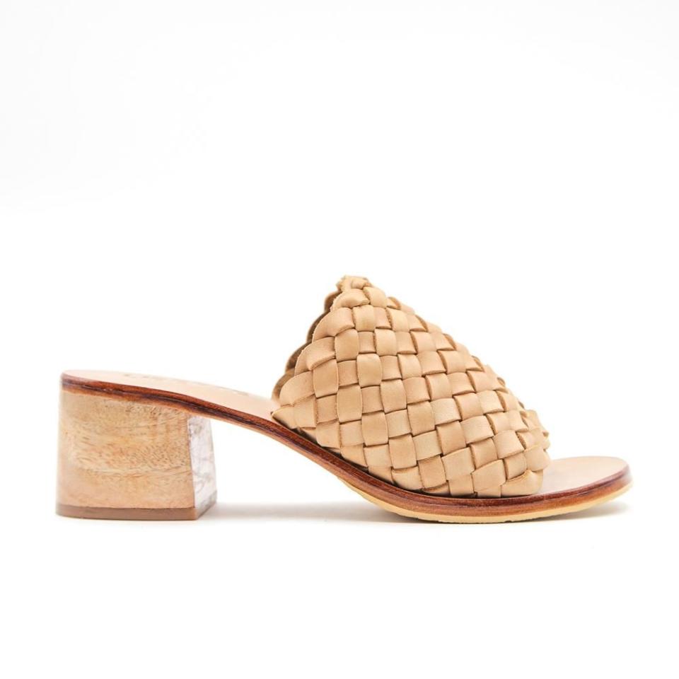 Santorini Woven Mule