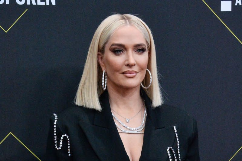 Erika Jayne confirmed she's dating and answered questions about "Real Housewives of Beverly Hills" Season 13. File Photo by Jim Ruymen/UPI