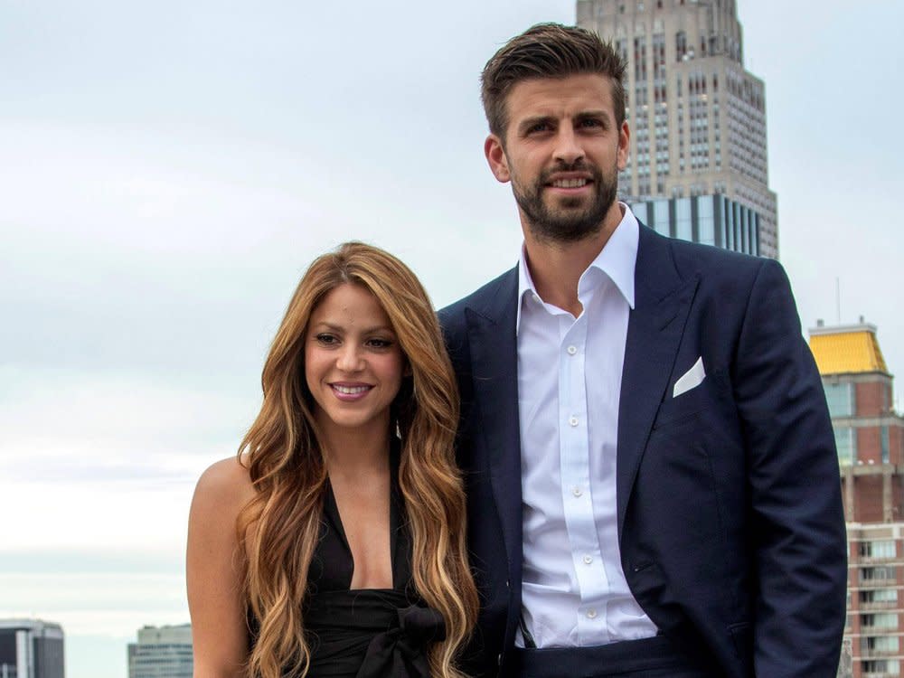 Shakira und Gerard Piqué, hier im Jahr 2019 in New York, haben im Juni ihre Trennung öffentlich gemacht. (Bild: imago images/Agencia EFE)