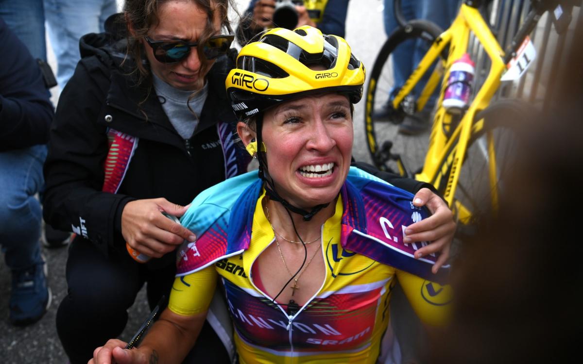 Kasia Niewiadoma wins Tour de France Femmes by just four seconds after dramatic Alpe d’Huez climb