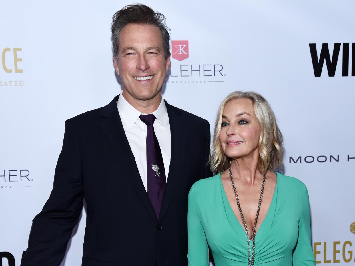 John Corbett and Bo Derek attend the 2019 WildAid Gala in Beverly Hills. (Amanda Edwards/Getty Images)