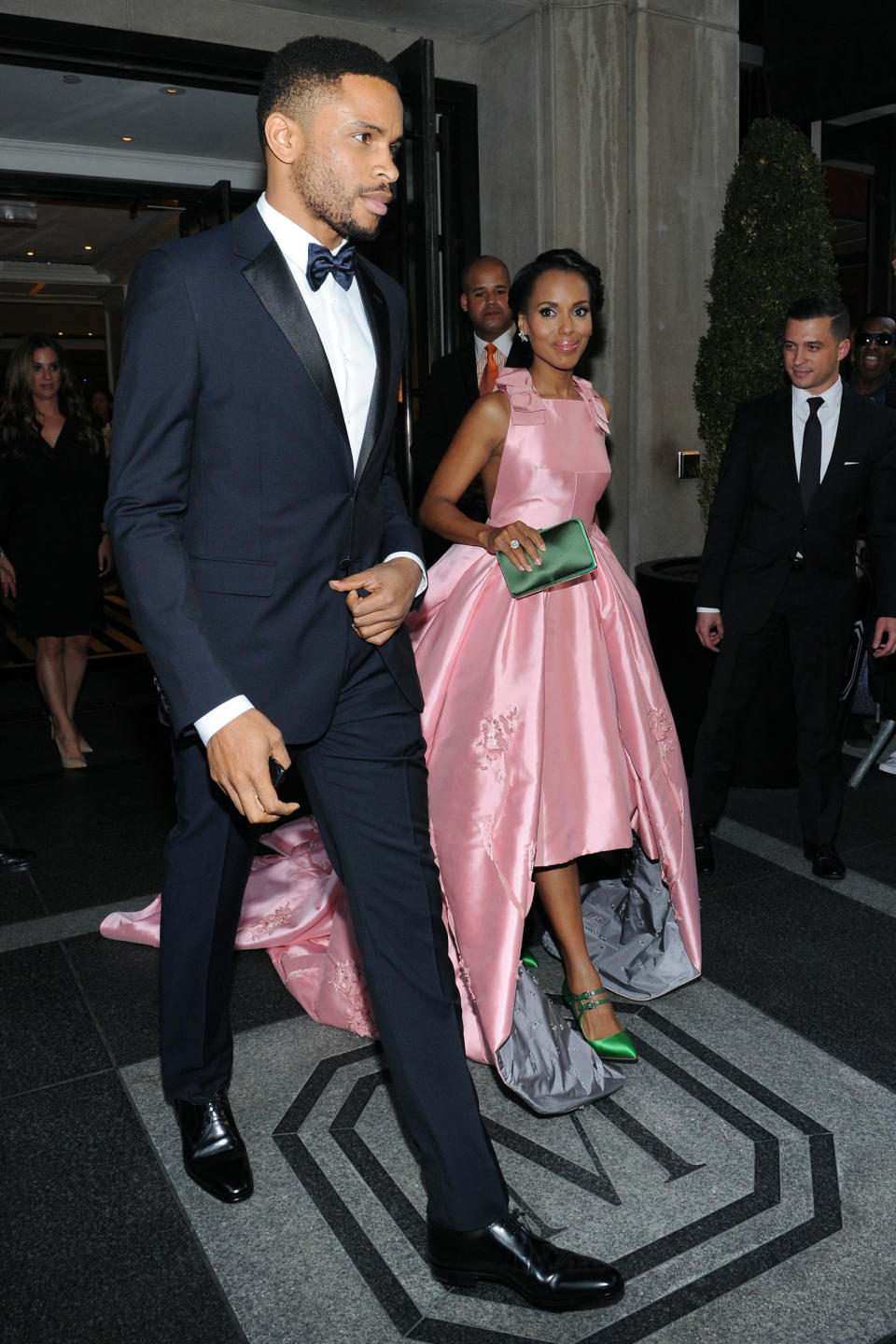 Nnamdi Asomugha and Kerry Washington