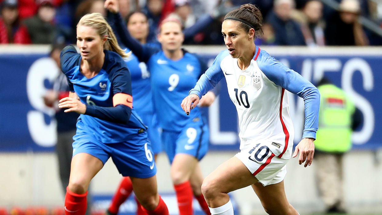 Carli Lloyd isn’t as influential as she once was, but she’s still a key component of the U.S. women’s national team. (Sporting News)