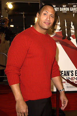 The Rock at the Westwood premiere of Warner Brothers' Ocean's Eleven