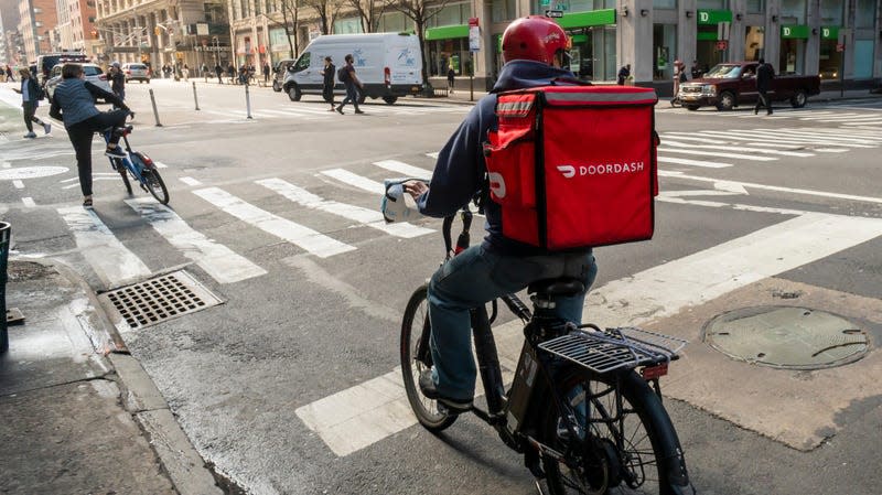 Delivery workers face lots of risks, from angry customers to traffic accidents. New features from DoorDash attempt to address some, but not all, of the dangers. 
