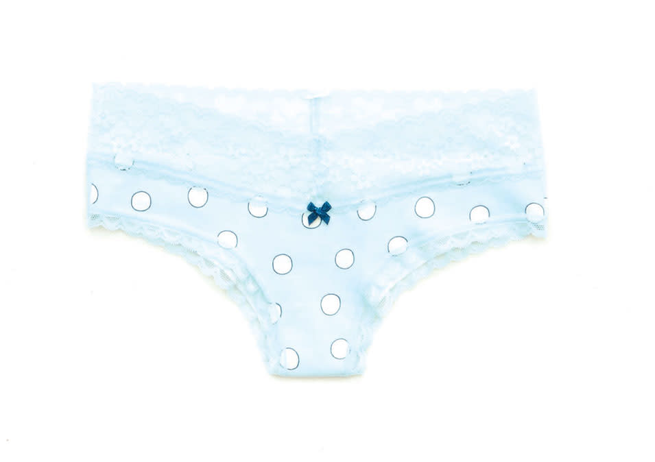 <p>American Eagle Aerie Cheeky, $10,<a rel="nofollow noopener" href="http://www.ae.com/aerie/browse/product_details.jsp?productId=7442_4489_354&catId=cat4850016" target="_blank" data-ylk="slk:ae.com;elm:context_link;itc:0;sec:content-canvas" class="link "> ae.com</a></p>