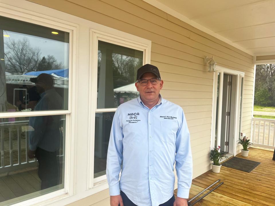 Diego Luque serves as the purchase operations director for NACA. He visited Selma earlier this year to celebrate the completion of some of the group's homes.