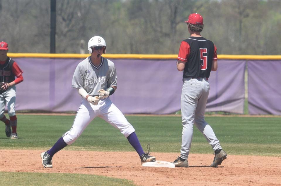 Benton vs. Parkway Saturday afternoon, April 2, 2022, at Benton High School. 