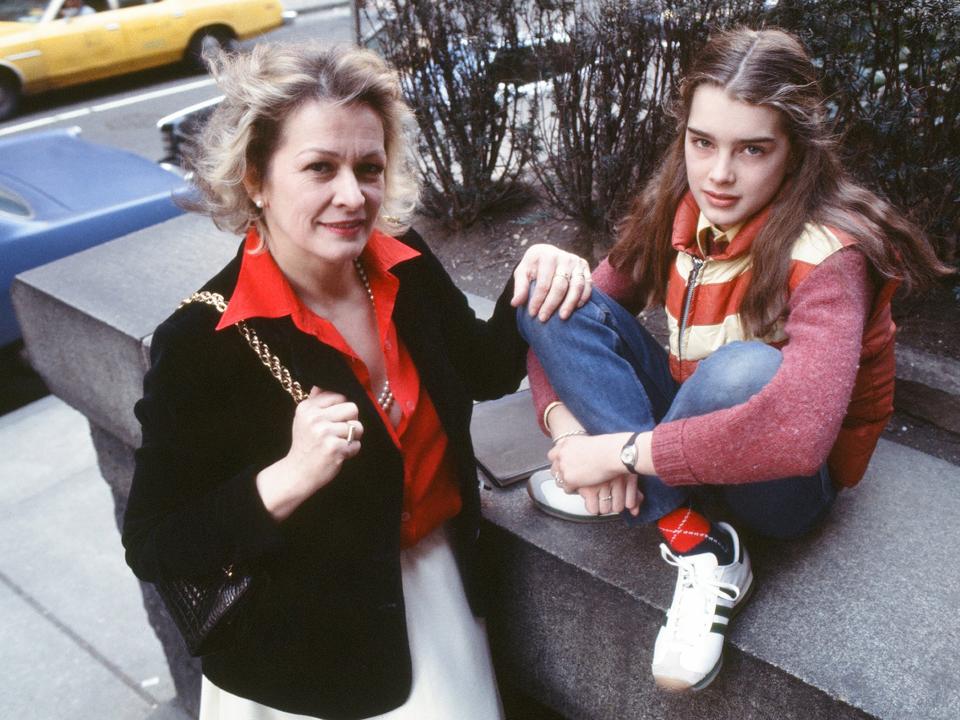 Brooke Shields and her mother and manager Teri Shields in New York in 1978.