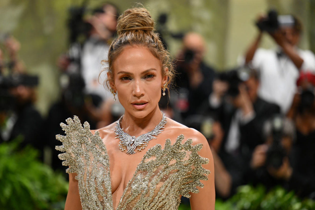 Jennifer Lopez attends The 2024 Met Gala Celebrating 