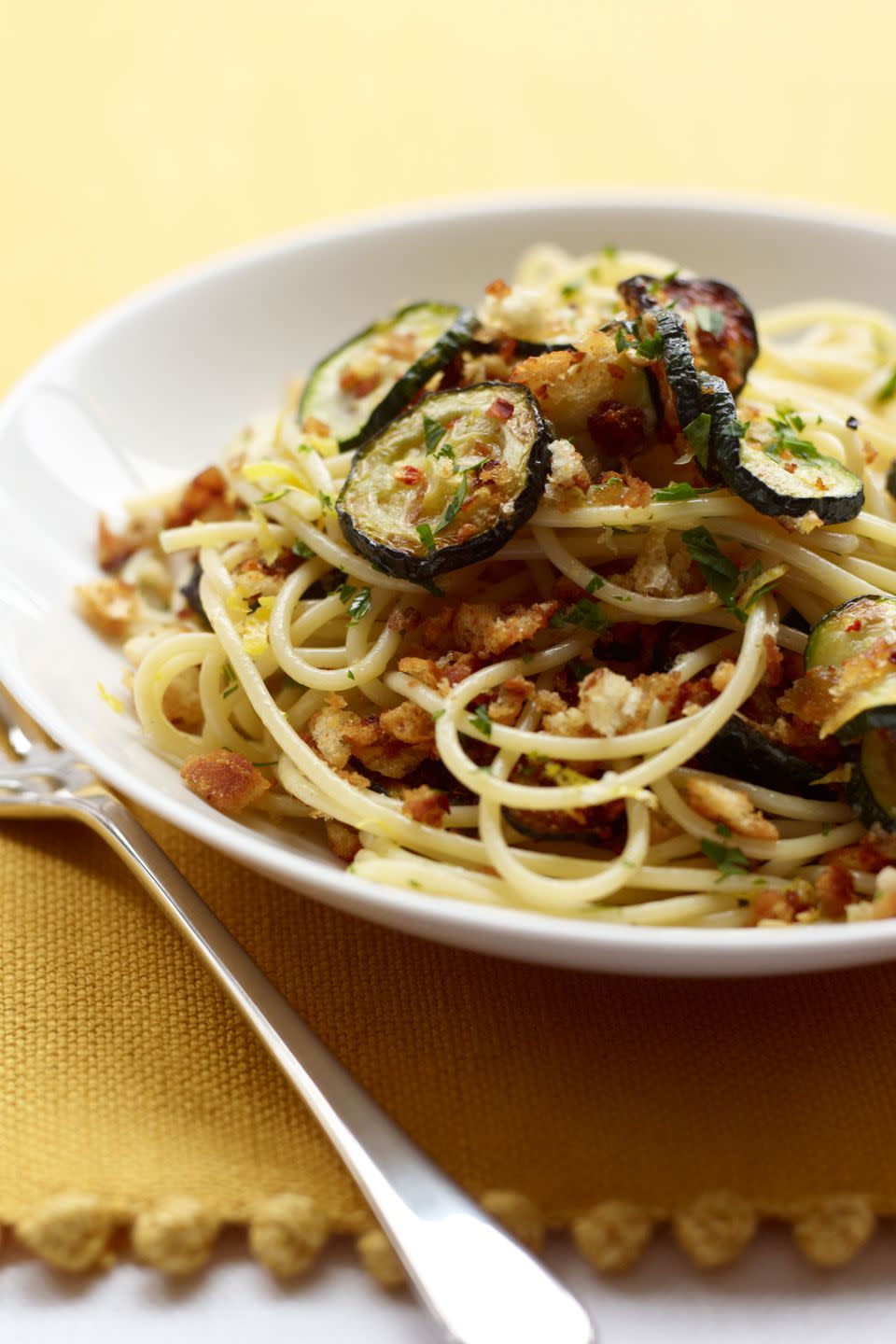 Spaghetti with Roasted Zucchini