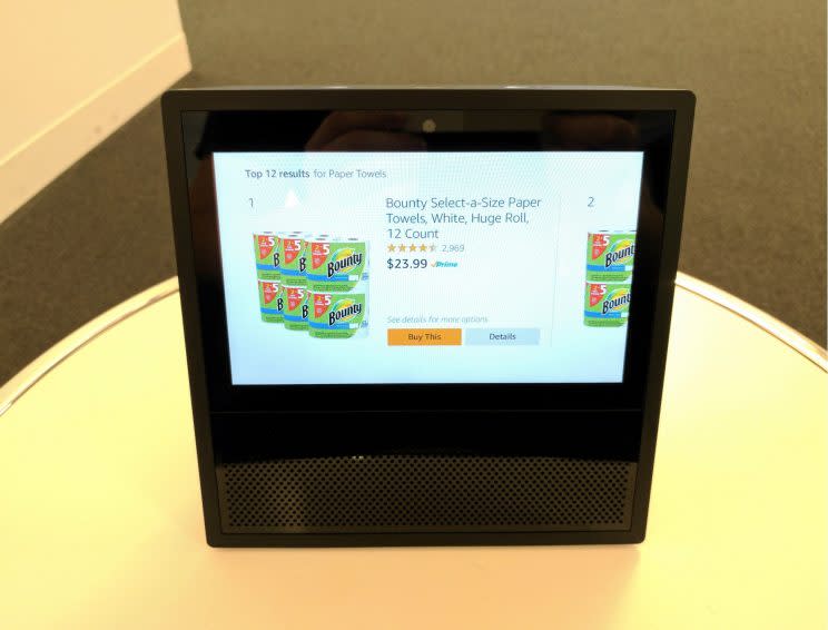 Amazon Echo Show can't show your shopping cart.