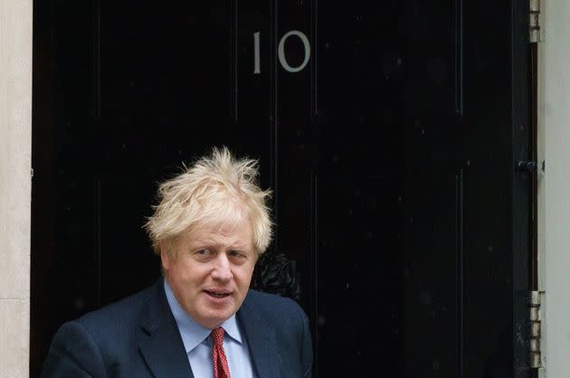 Boris Johnson exits 10 Downing Street (Photo: Dominic Lipinski via PA Wire/PA Images)