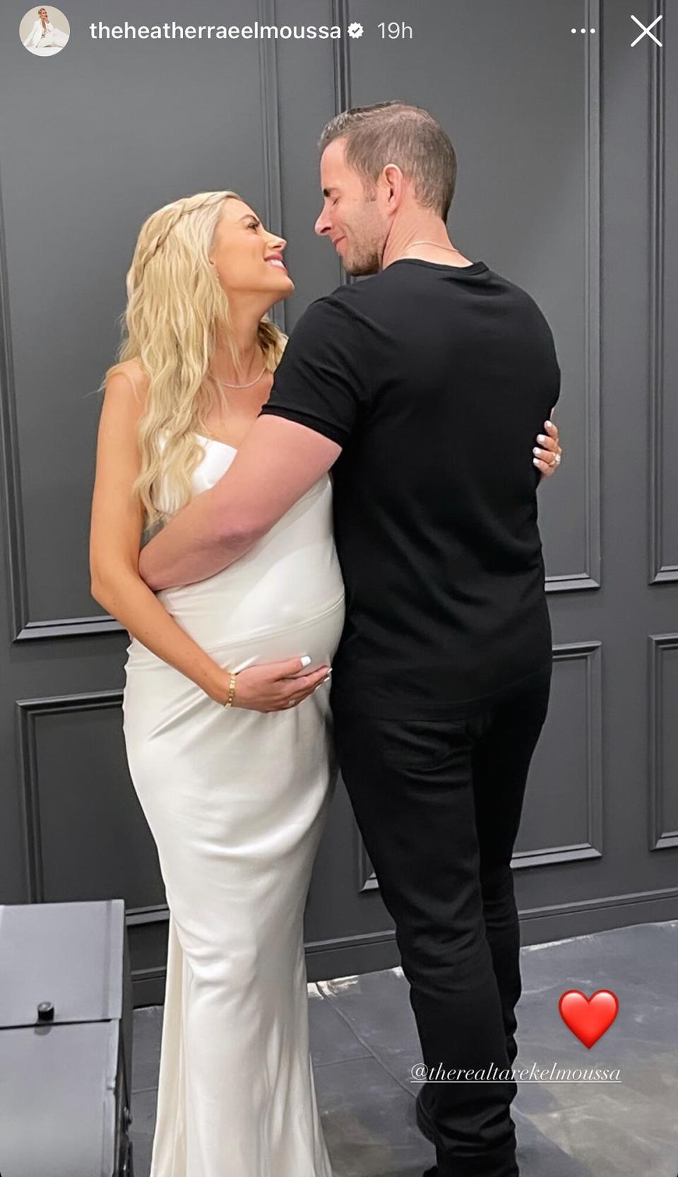 Pregnant Heather Rae El Moussa Shares Behind the Scenes Peek at Her Maternity Shoot Outfits