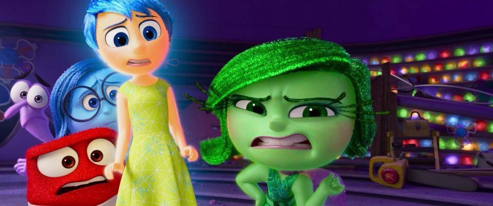 Fear, Anger, Sadness, Joy and Disgust in Inside Out 2