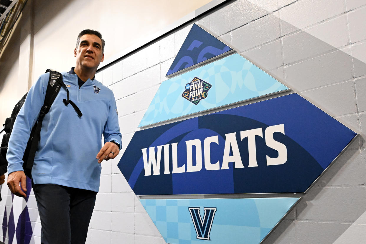 Head coach Jay Wright of the Villanova Wildcats