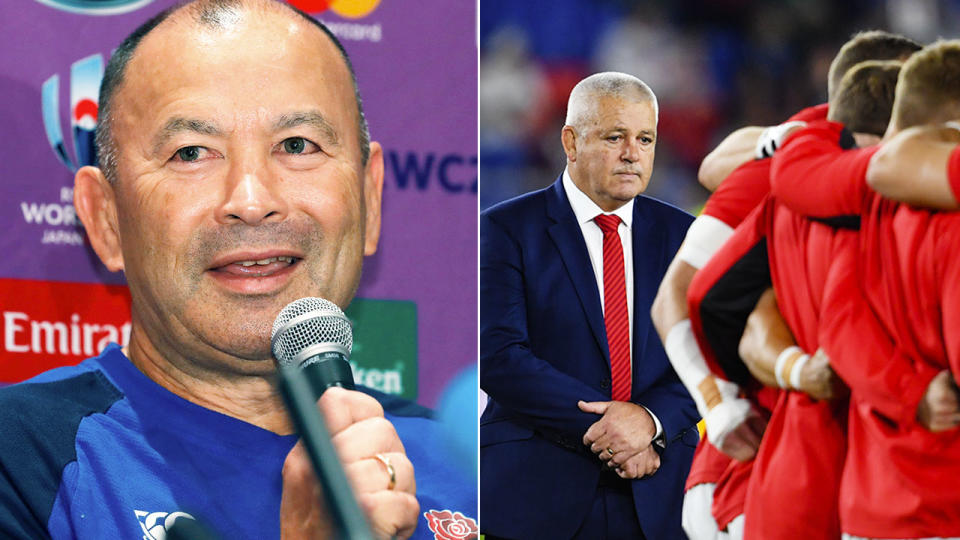 Eddie Jones hit back at Warren Gatland's remarks about England.