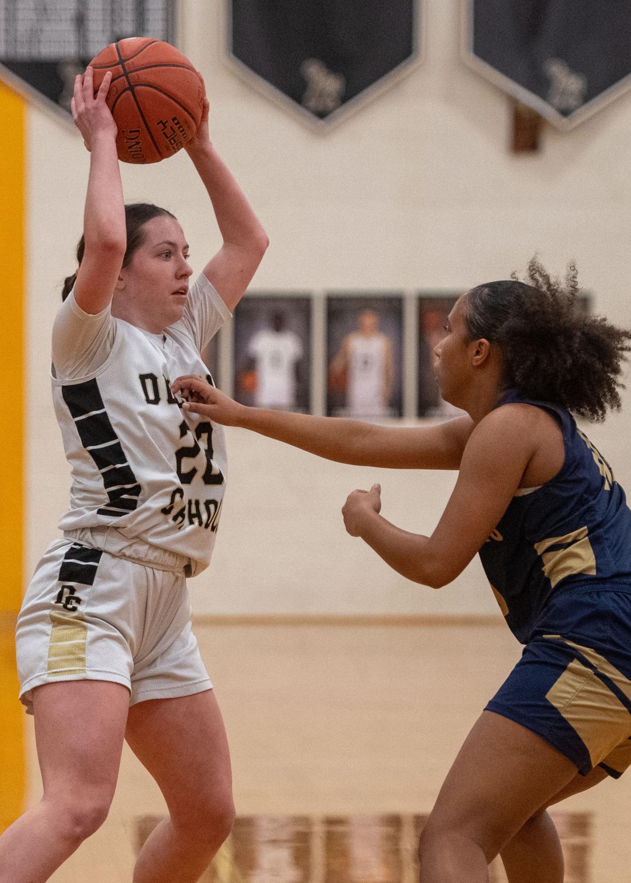 Delone Catholic's Megan Jacoby was named the league's Division III Player of the Year for the second season.