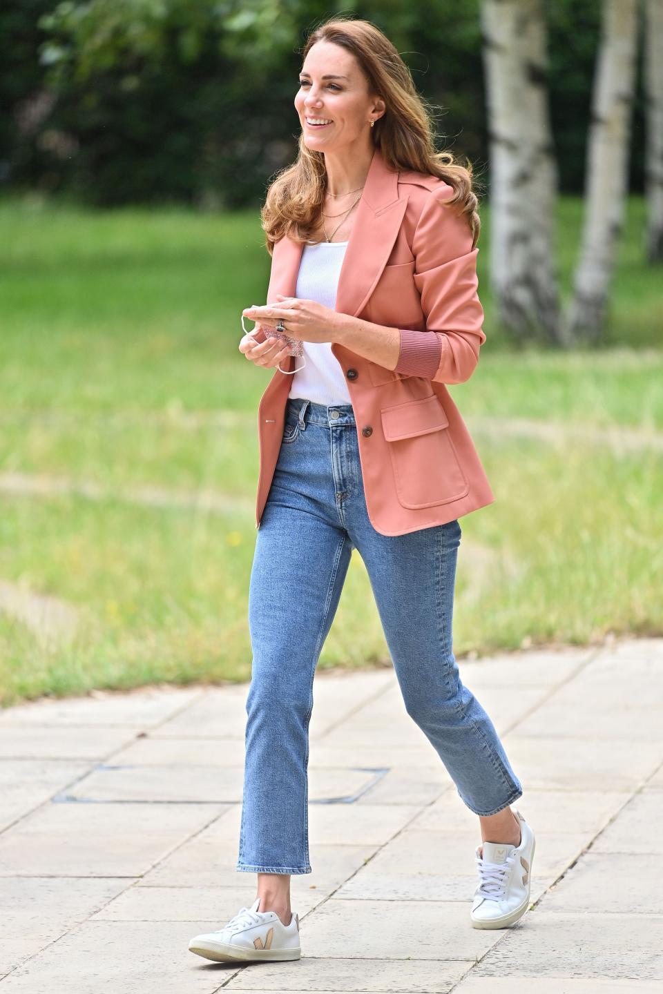 kate middleton visits the natural history museum in london in june 2021