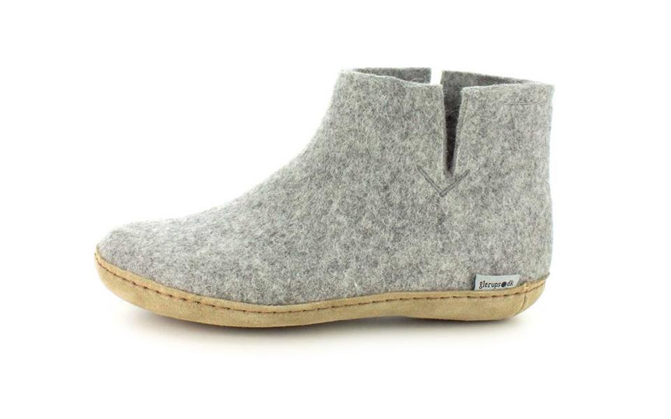Glerups Natural Wool Slipper Boots