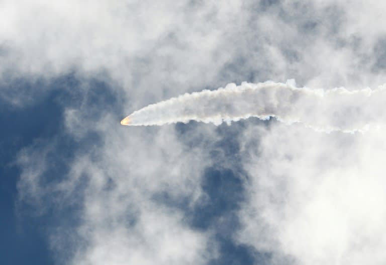 The Starliner, named 'Calypso' after famed oceaneagrapher Jacques Cousteau's ship, is now chasing the ISS in orbit (Gregg Newton)