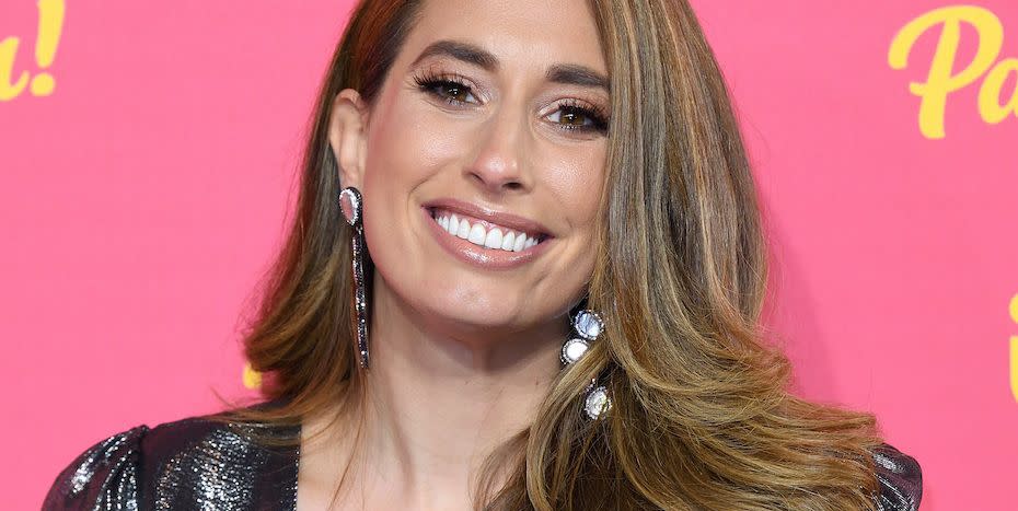 stacey solomon on the red carpet