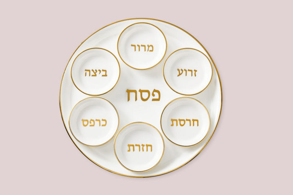 Greeting Seder Plate