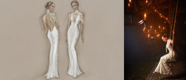 Jennifer Lopez Ralph Lauren Wedding Dresses; On the JLO newsletter photos; On The JLo: Wedding Dress First Looks