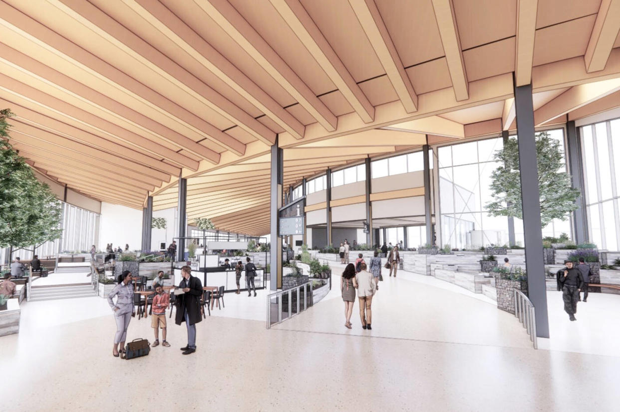 construction rendering (Appleton International Airport)