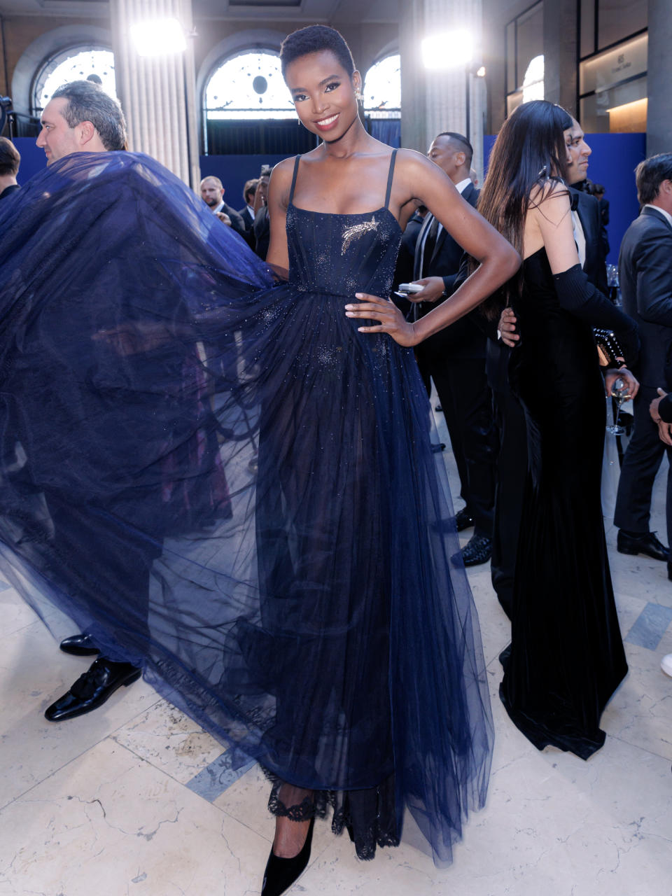 Maria Borges at the Paris for Good charity fundraiser held at the Place Vendôme on May 16, 2024 in Paris, France.