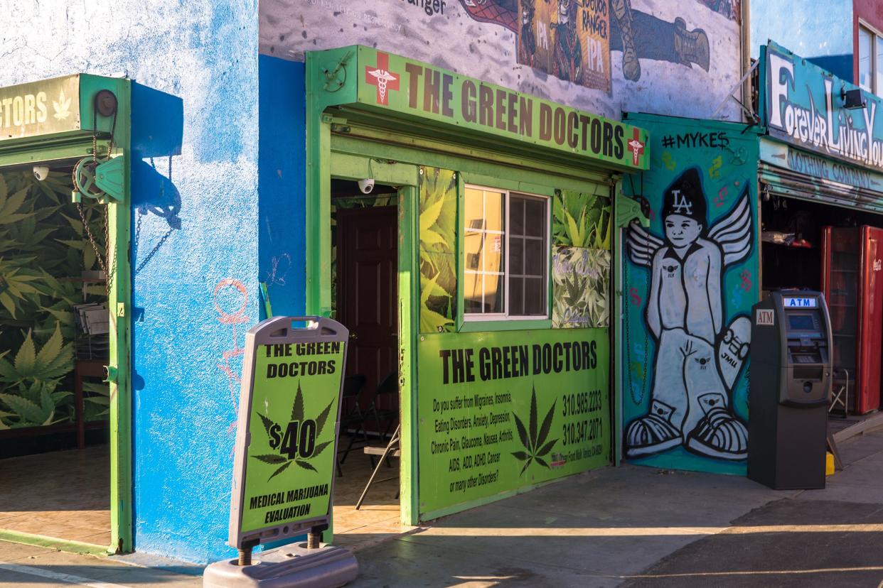 The Green Doctor on Venice Beach, Los Angeles