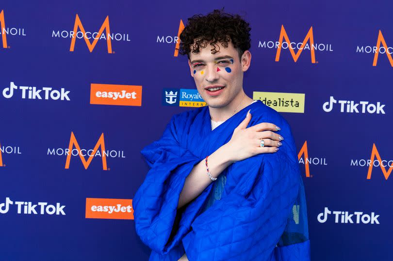 Nemo from Switzerland attends the 68th Eurovision Song Contest
