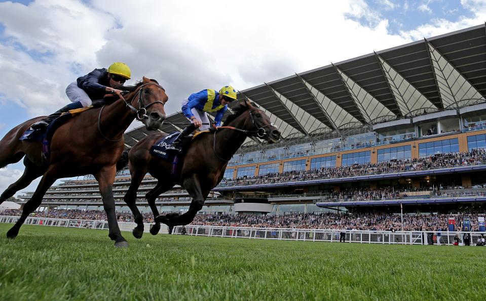 Poet’s Word and James Doyle (right), who landed the King George VI And Queen Elizabeth Stakes, head the market for the Juddmonte International