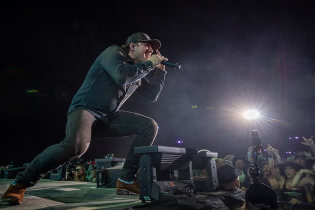 Morgan Wallen closed out Stagecoach 2024 with a guest-heavy performance. - Credit: Allen J. Schaben/Los Angeles Times/Getty